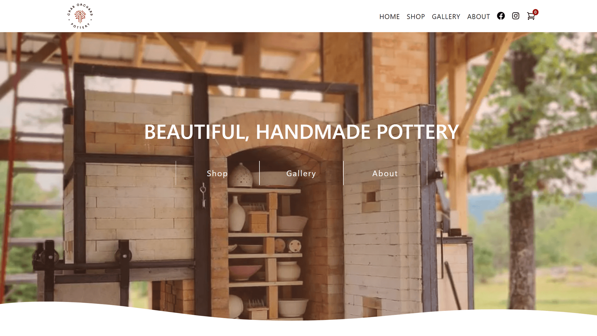 Crab Orchard Pottery Website