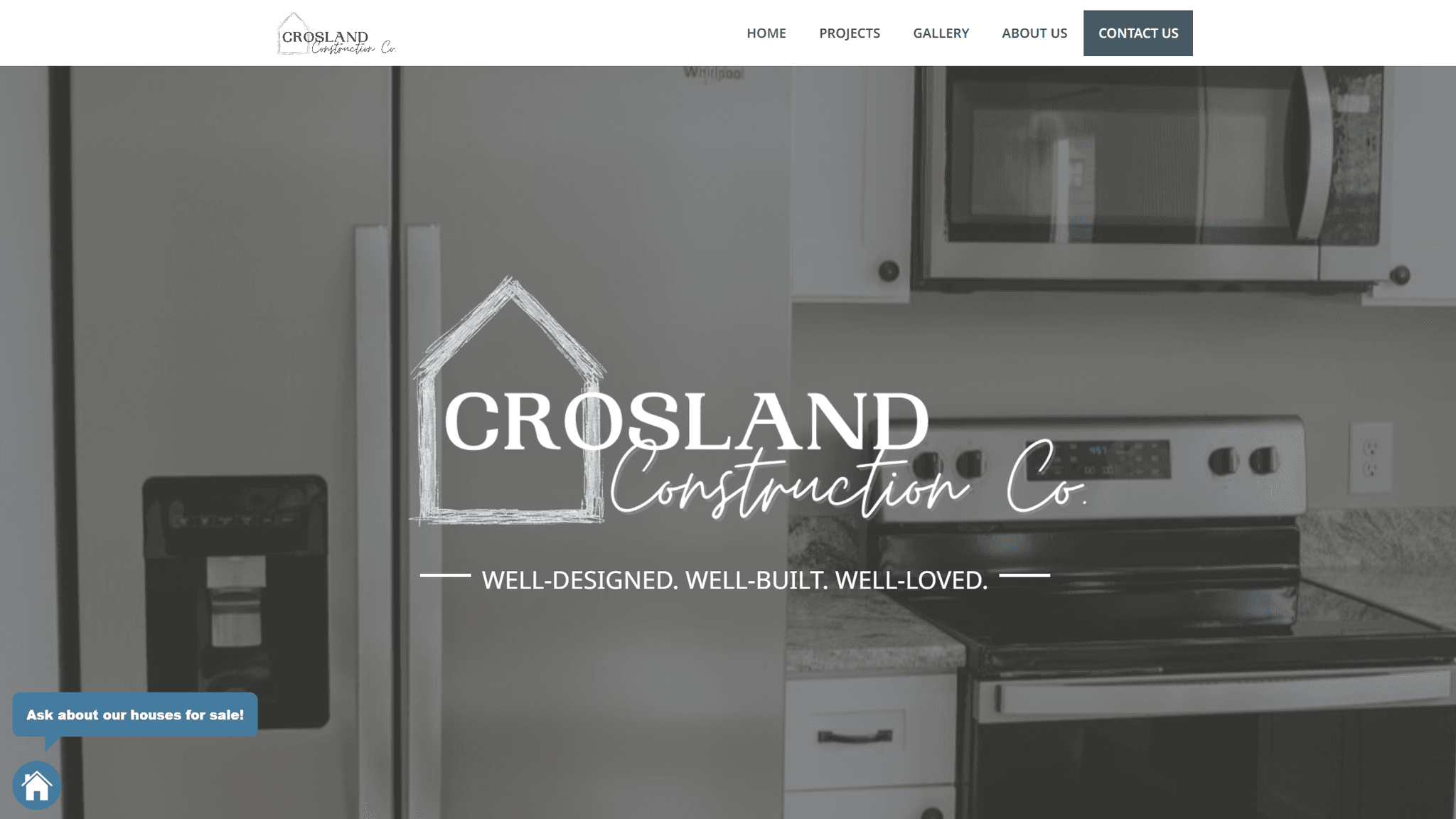 Crosland Construction Ohio Website